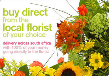 send flowers from a real local florist of your choice to South Africa